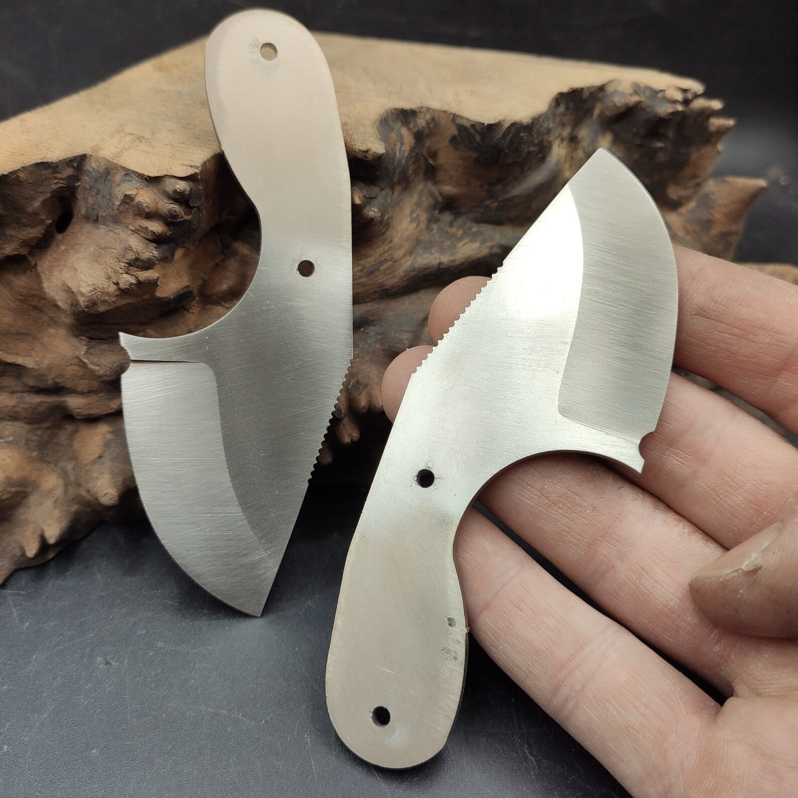 Stainless Neck Knife Blank - KN02