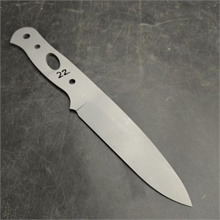 1.4116 Sandblasted Knife Blank - SK22