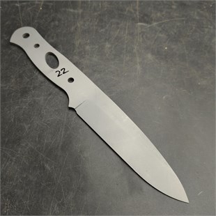 1.4116 Sandblasted Knife Blank - SK22