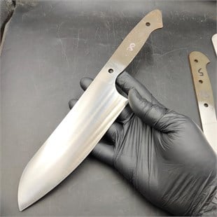 4116 Full Tang Santoku Chef Knife Blank - KC08