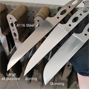 4116 Kitchen/Butcher Knife Blank Set - 4 PCS