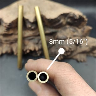 Brass Lanyard Tube - 8 mm (5/16