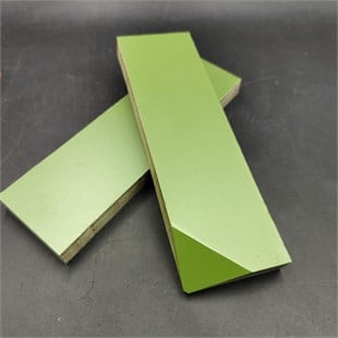 Compact Laminate HPL Knife Scales - Green, Twin Pair