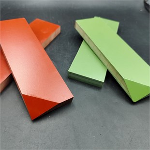 Compact Laminate HPL Knife Scales - Red, Twin Pair