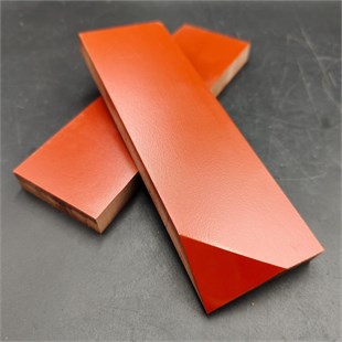 Compact Laminate HPL Knife Scales - Red, Twin Pair