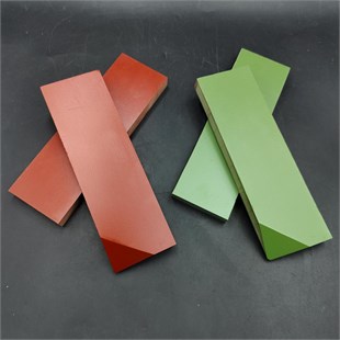 Compact Laminate HPL Knife Scales - Red, Twin Pair