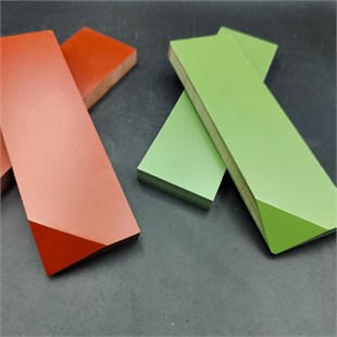Compact Laminate HPL Knife Scales - Red, Twin Pair