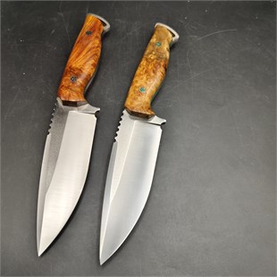 Custom Knife Making Service - Mosaic Pins + Liner