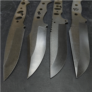 D2 Stonewash Knife Blank - DI07
