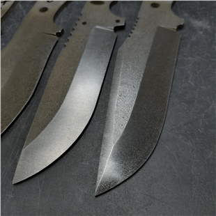 D2 Stonewash Knife Blank - DI07
