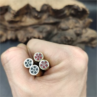 Mosaic Pin - Red 8mm (5/16)