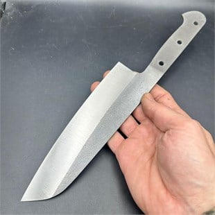 N690 Full Tang European Santoku Chef Knife Blank - NC12