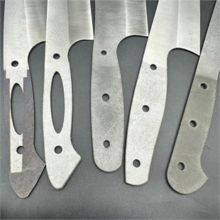 N690 Full Tang European Santoku Chef Knife Blank - NC12