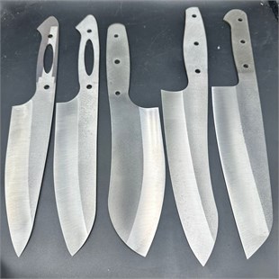 N690 Full Tang European Santoku Chef Knife Blank - NC12