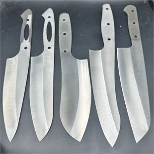 N690 Full Tang Kiritsuke Chef Knife Blank - NC07