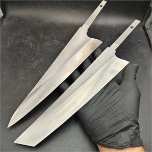 N690 Tanto Style Japanese Chef Knife Blank - NC08