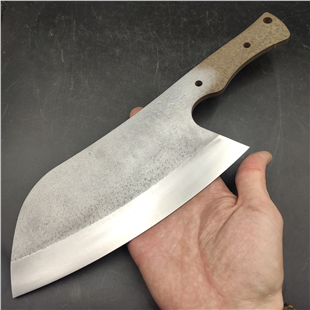 Rigor Full Tang Bone Chopper Cleaver Knife Blank - RGC01