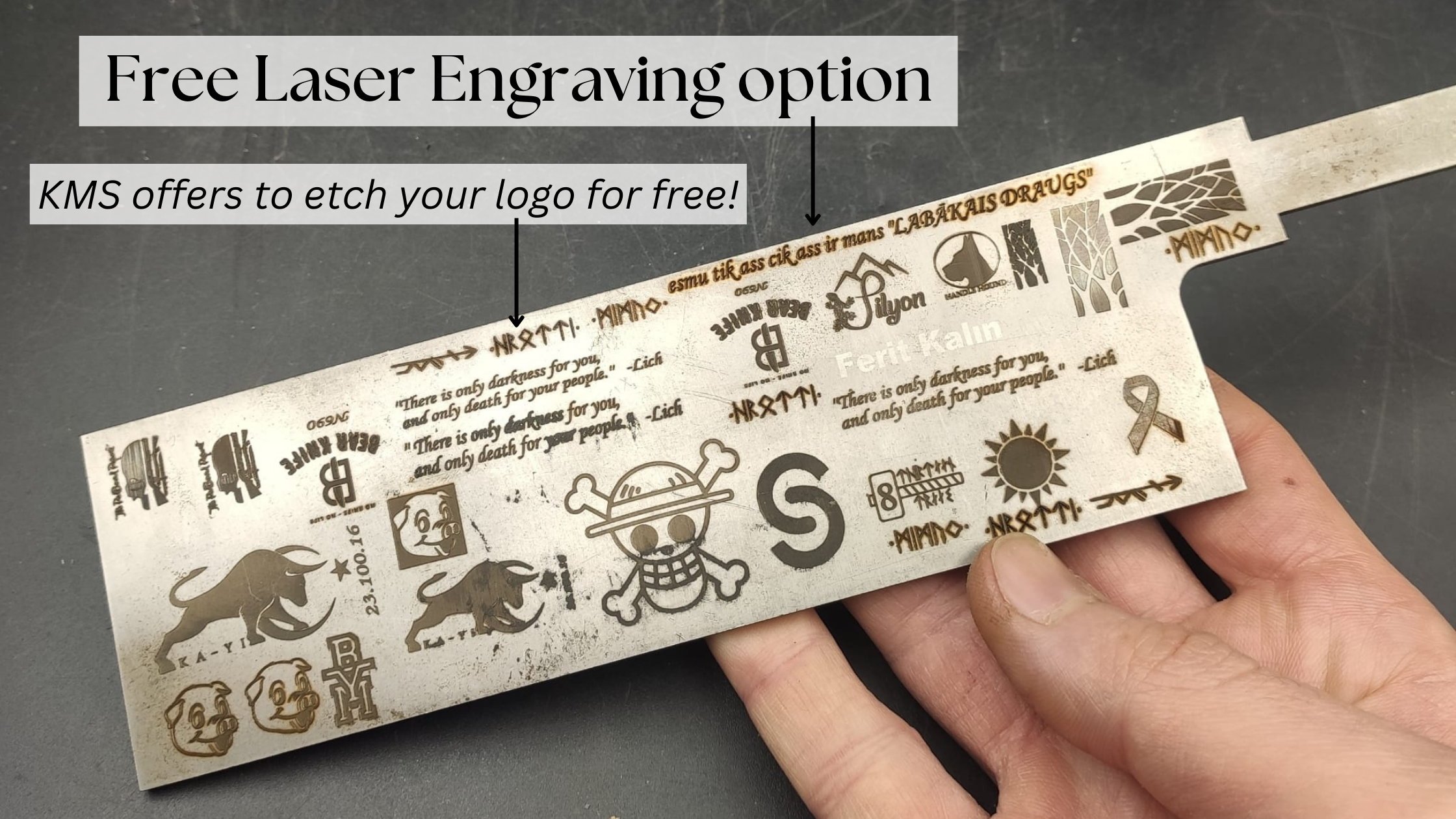 KMS Free Laser  Engraving Blade