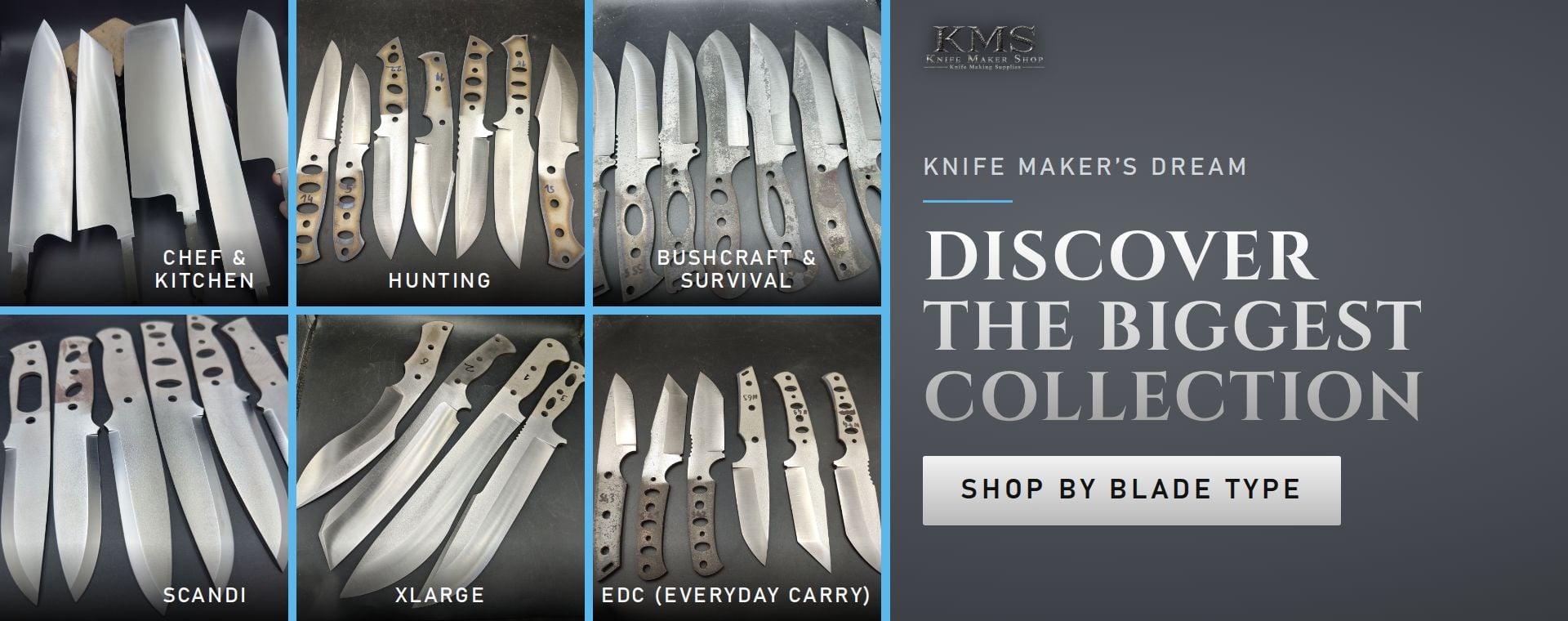 Knife Blade Blanks by Type