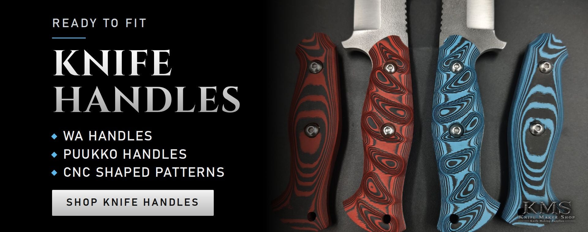 Ready Knife Handles Wa Puukko and CNC Shaped