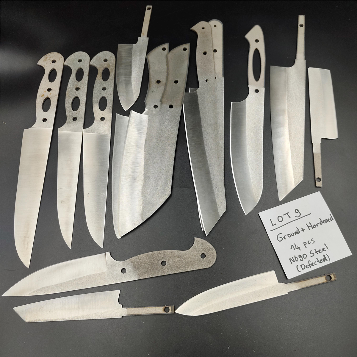 Knife Blank LOT, 14 Pieces, N690 - BLOT09