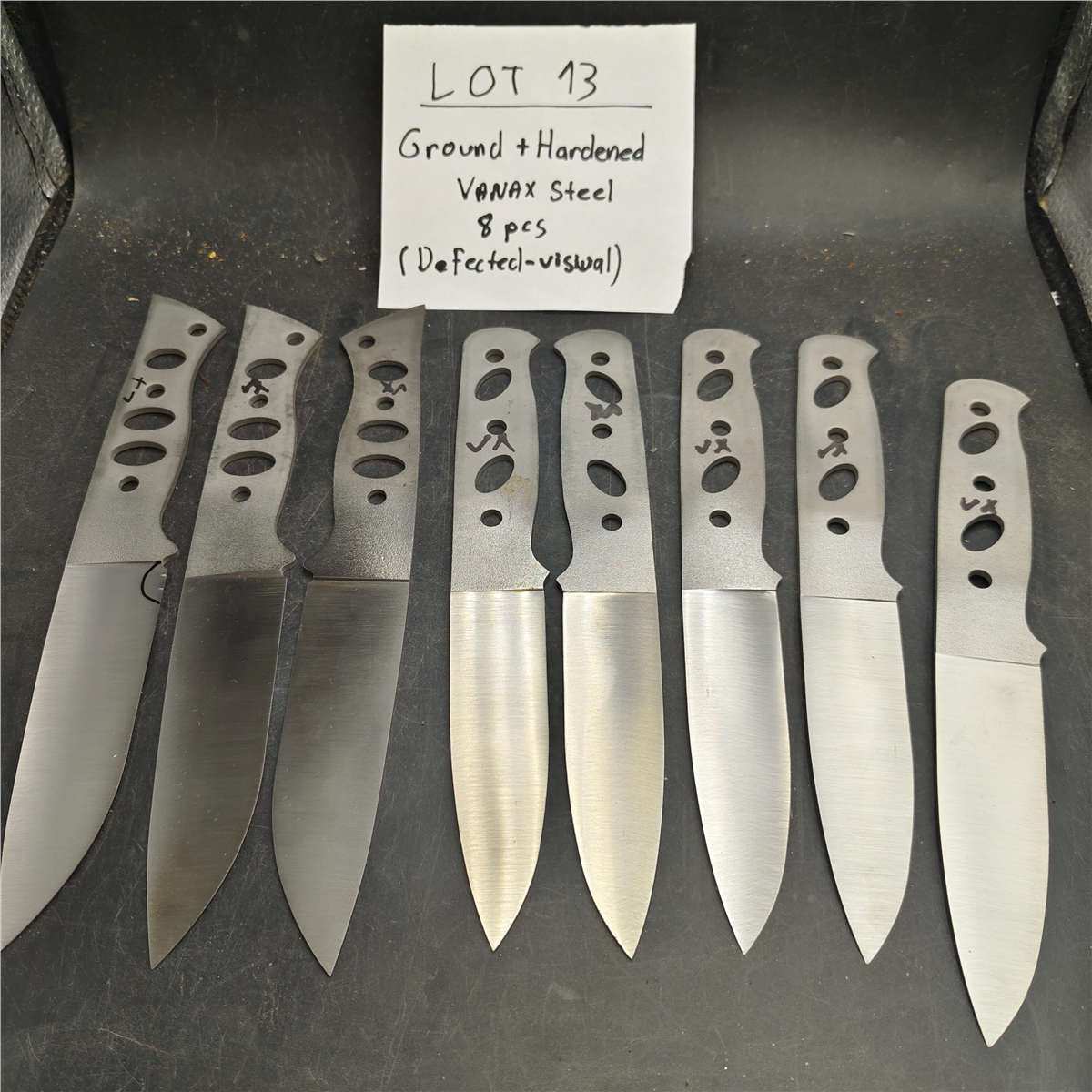 Knife Blank LOT, 8 Pieces, Vanax - BLOT13