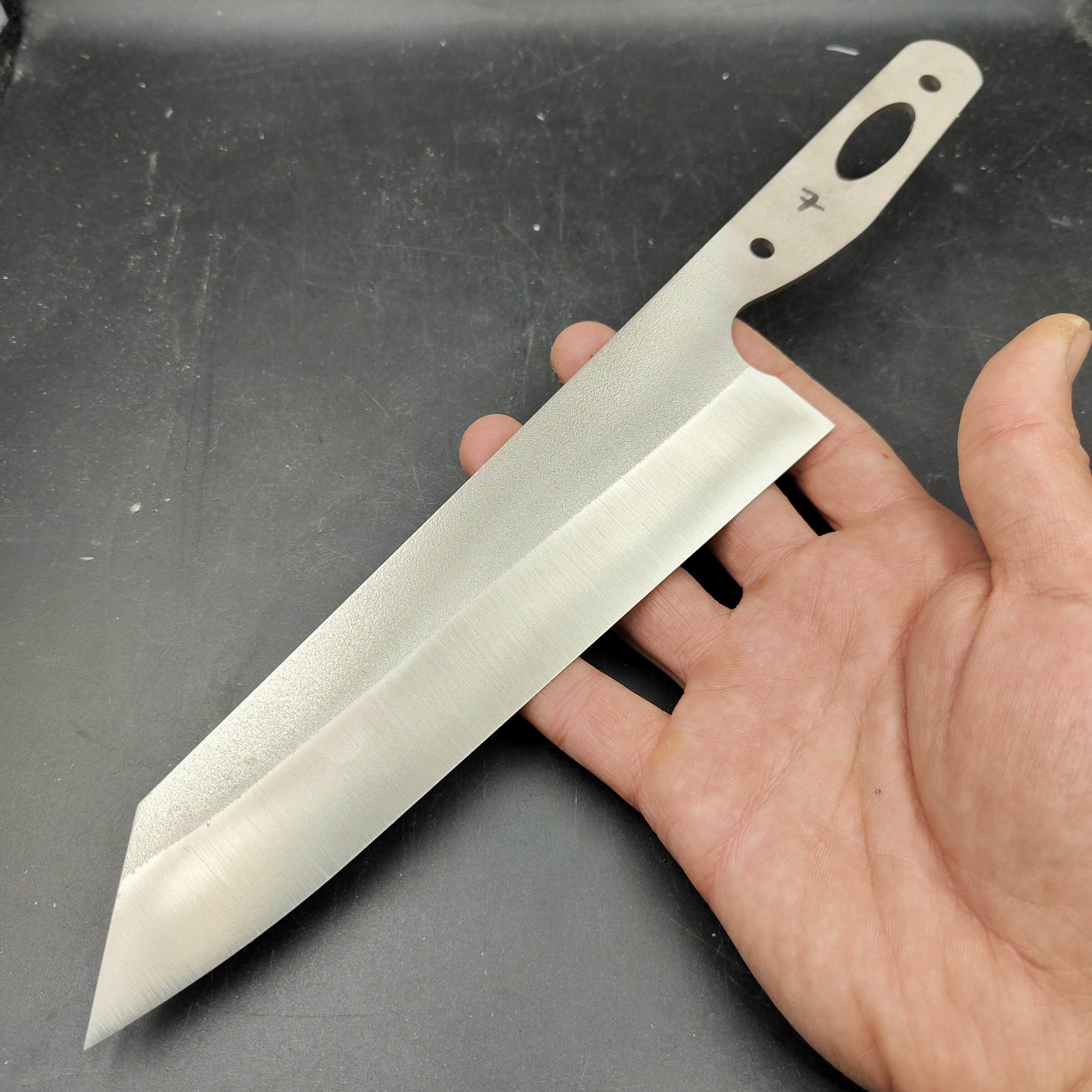 N690 Full Tang Kiritsuke Chef Knife Blank Blade - NC07