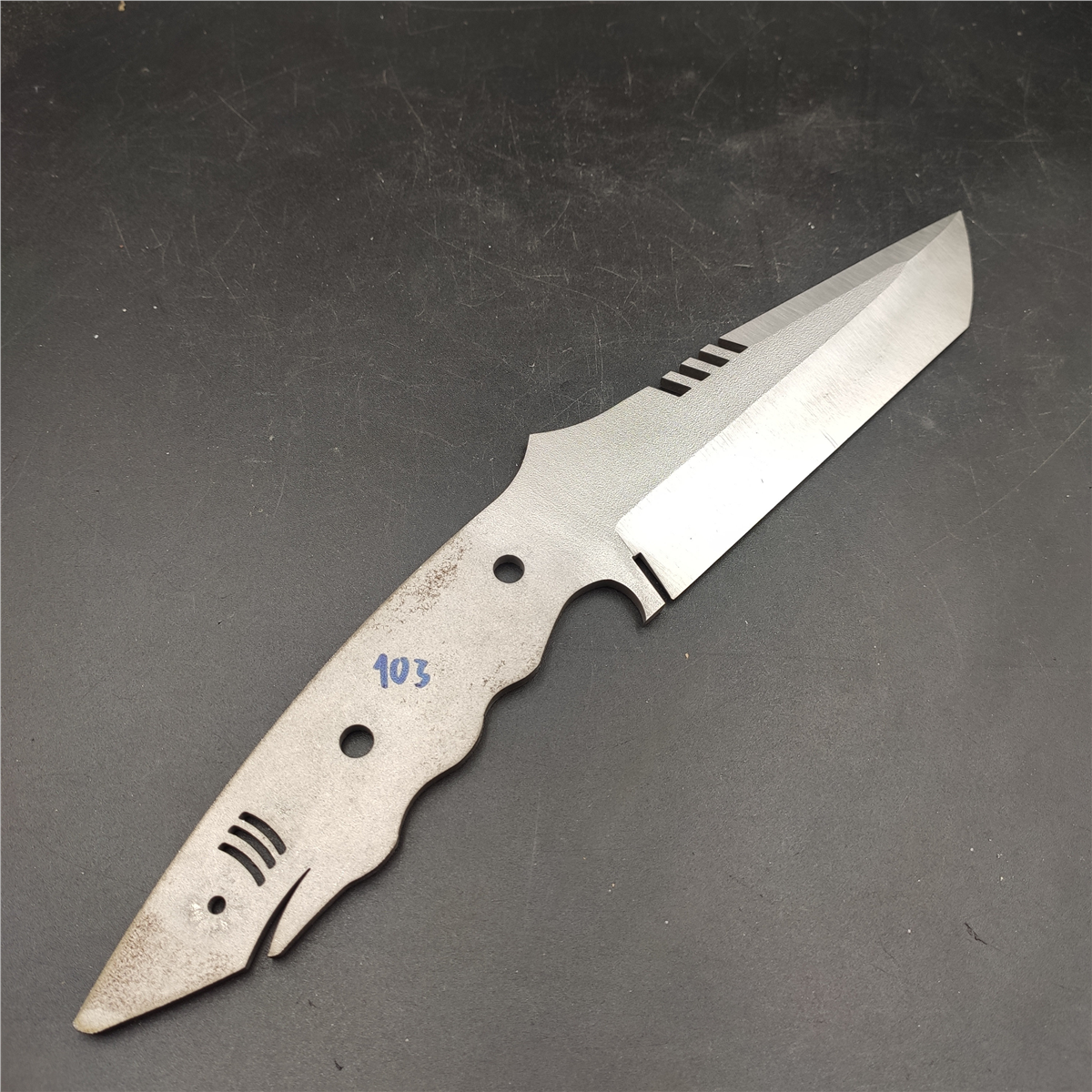 N690 Full Tang Knife Blank - N103