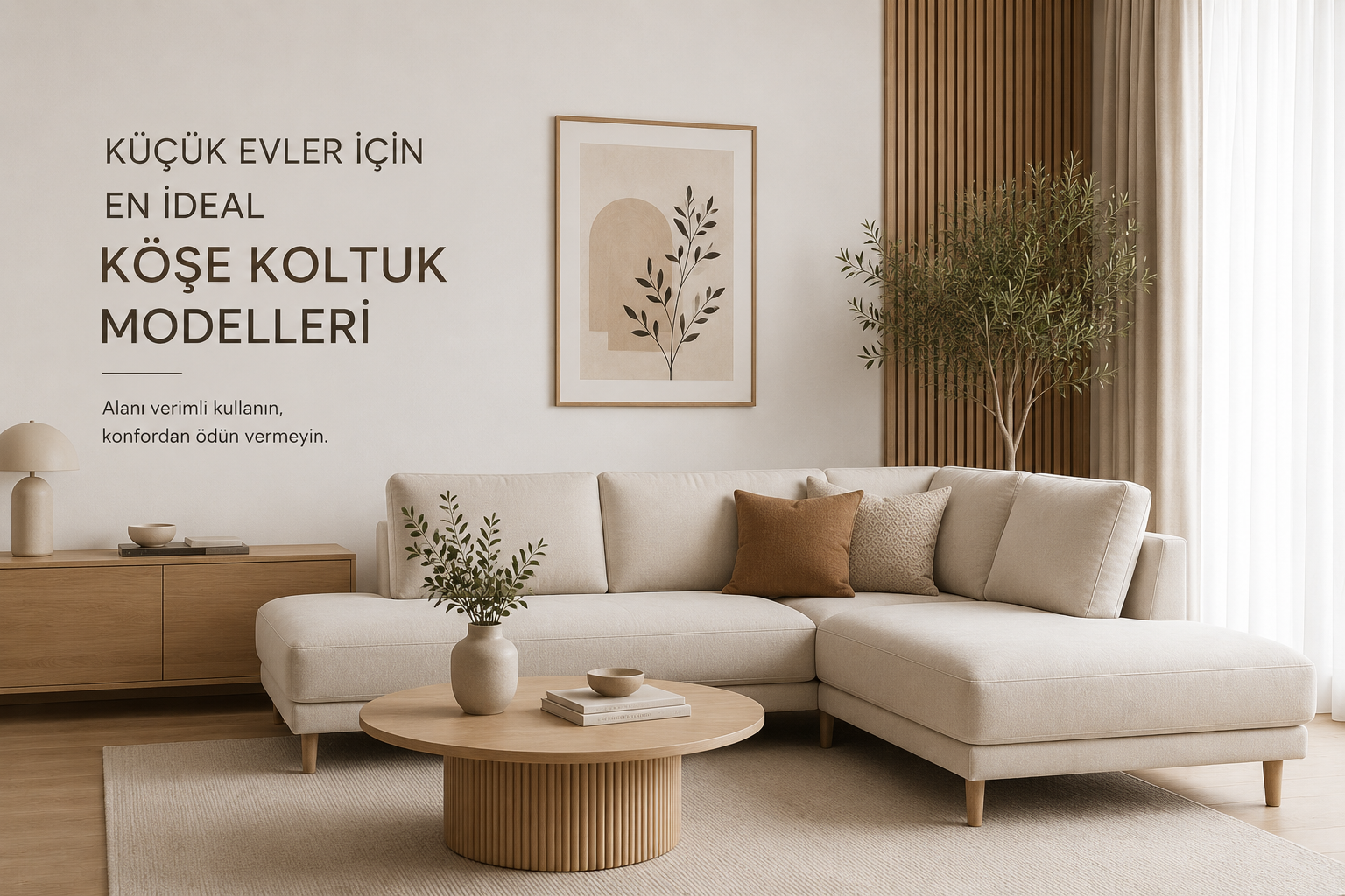 Küçük Evler İçin En İdeal Köşe Koltuk Modelleri