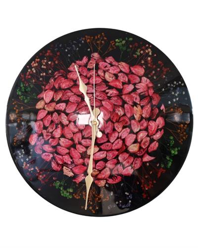 Epoksi Duvar Saati 37cm - Özel Üretim 