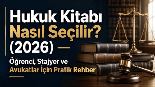 Hukuk Kitabı Nasıl Seçilir? (2026) — Öğrenci, Stajyer ve Avukatlar İçin Pratik Rehber
