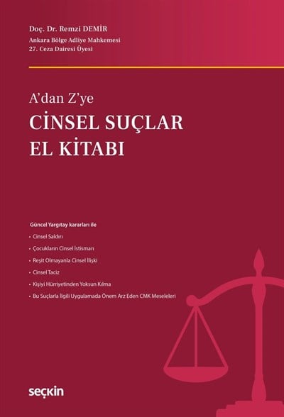 ADAN ZYE CİNSEL SUÇLAR EL KİTABI