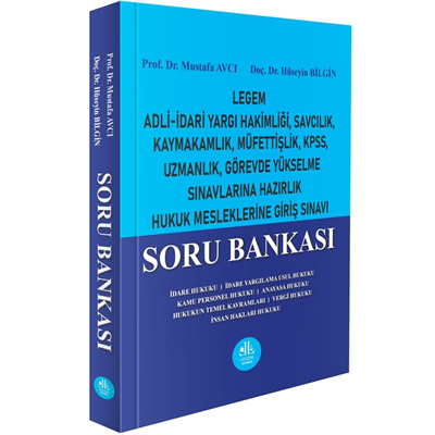 Adli - idari Yargı Hakimliği, Savcılık, Kaymakamlık, Müfettişlik, KPSS, Uzmanlık, Görevde Yükselme Sınavlarına Hazırlık Hukuk Mesleklerine Giriş Sınavı