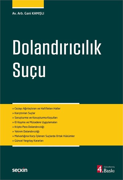 Dolandırıcılık Suçu  kitap kapağı
