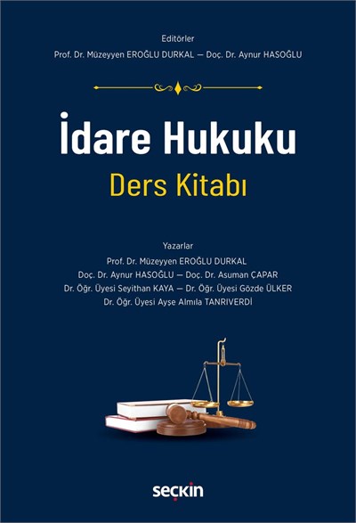 İdare Hukuku Ders Kitabı  kitap kapağı