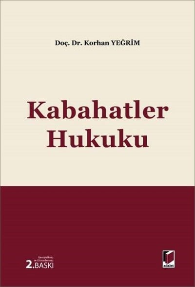 Kabahatler Hukuku  kitap kapağı