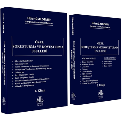 Özel Soruşturma ve Kovuşturma Usulleri (2 CİLT)