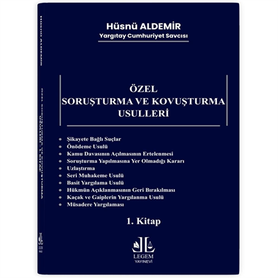 Özel Soruşturma ve Kovuşturma Usulleri (2 CİLT)