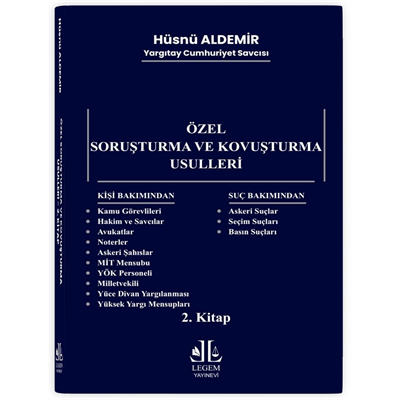 Özel Soruşturma ve Kovuşturma Usulleri (2 CİLT)