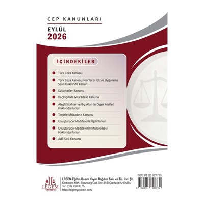 Türk Ceza Kanunu ( Cep Kanunu )