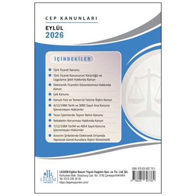 Türk Ticaret Kanunu ( Cep Kanunu )