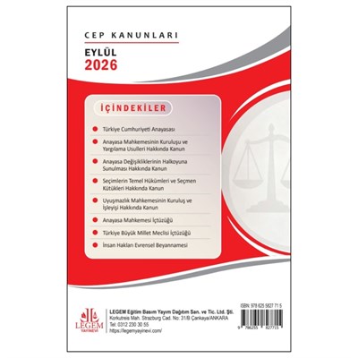 Türkiye Cumhuriyeti Anayasası ( Cep Kanunu )