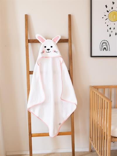 %100 Pamuk 75x75 Bebek Havlusu / Kundak - Tavşan