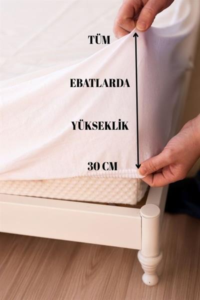 Full Kenar Mİkro Fitted Sıvı Geçirmez Sessiz Çift Kişilik-Tek Kişilik