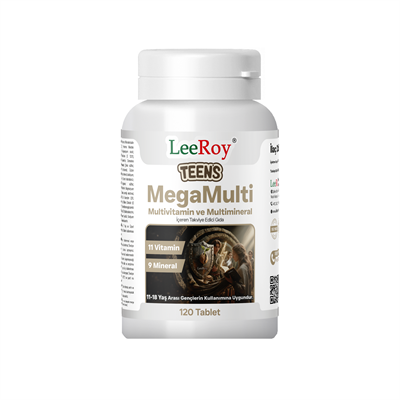 Leeroy Teen's Megamulti 11-18 Yaş 120 Tablet