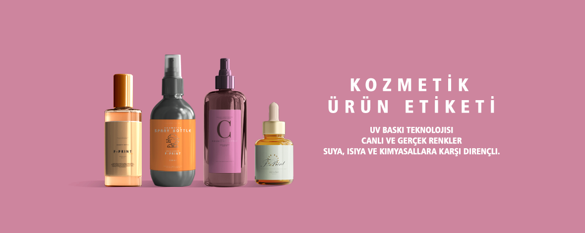 Kozmetik ürün etiketi