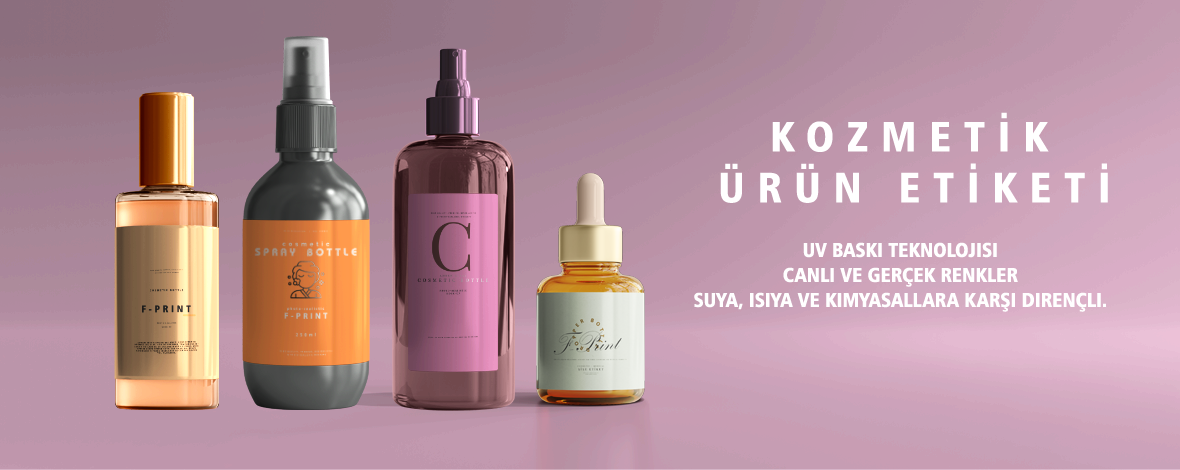 Kozmetik ürün etiketi
