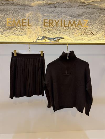 Etek Sweat Triko Takım
