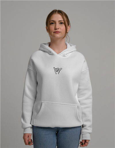 Chill, bro Baskılı Unisex Kapüşonlu Sweatshirt