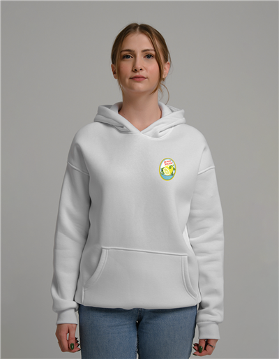 Lemon Squash Baskılı Unisex Kapüşonlu Sweatshirt